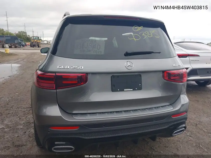 2025 MERCEDES GLB VIN W1N4M4HB4SW403815 — фото 16