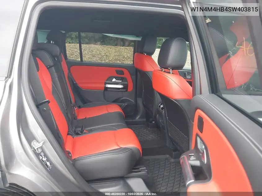 2025 MERCEDES GLB VIN W1N4M4HB4SW403815 — фото 8