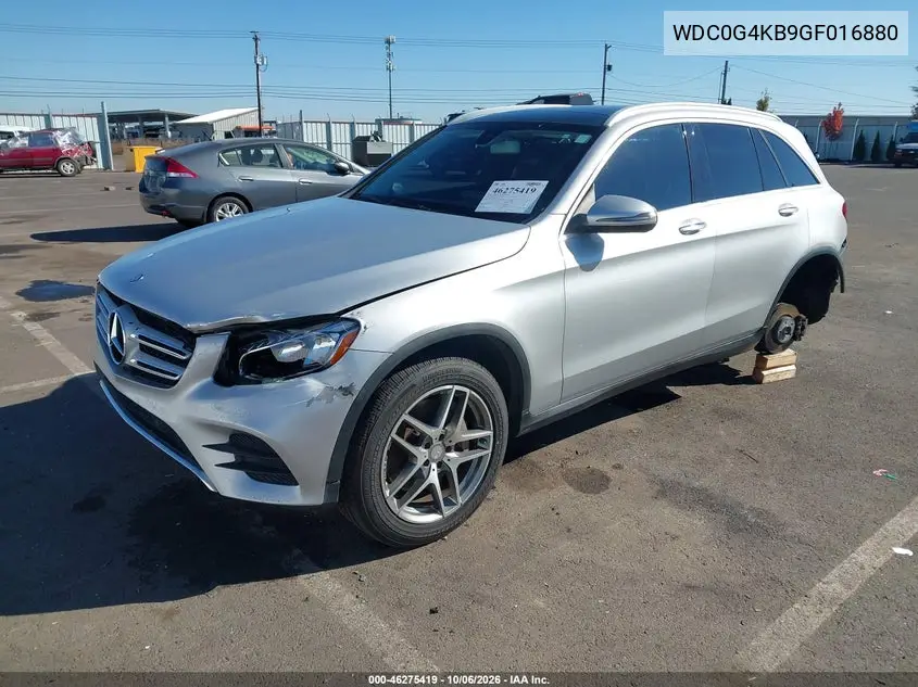 2016 MERCEDES GLC VIN WDC0G4KB9GF016880 — фото 2