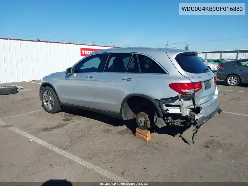 2016 MERCEDES GLC VIN WDC0G4KB9GF016880 — фото 3