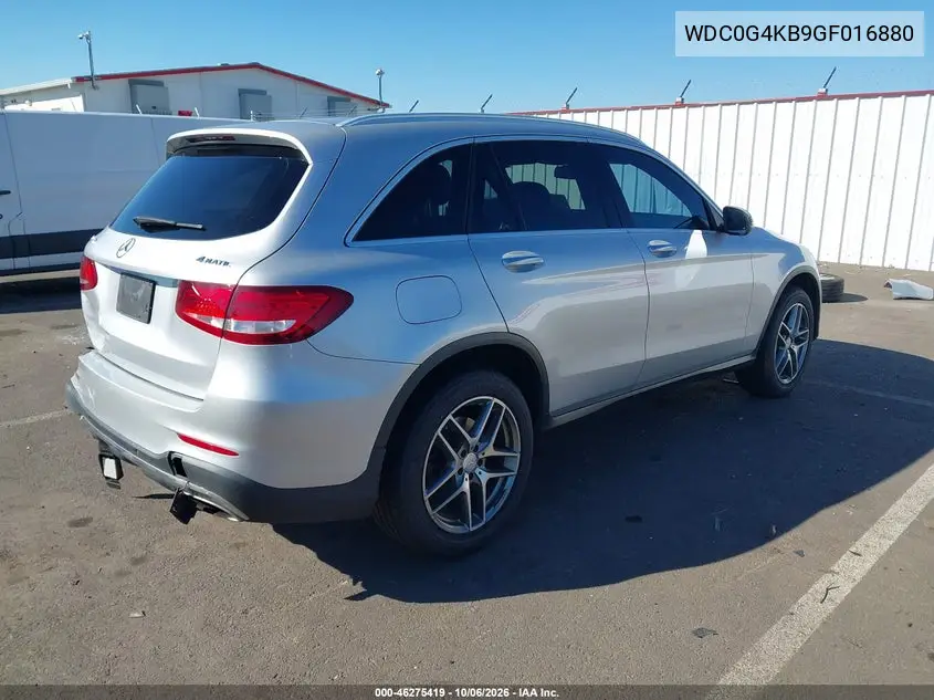 2016 MERCEDES GLC VIN WDC0G4KB9GF016880 — фото 4