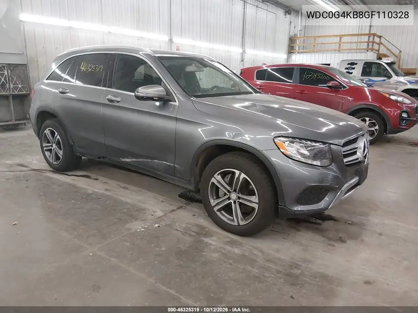 MERCEDES GLC 2016, VIN WDC0G4KB8GF110328