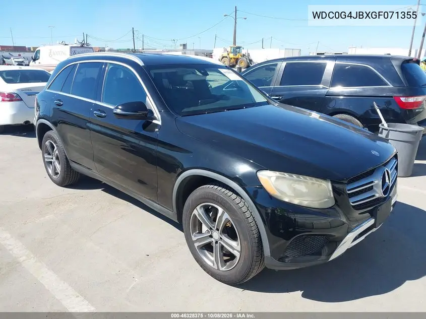 MERCEDES GLC 2016, VIN WDC0G4JBXGF071355