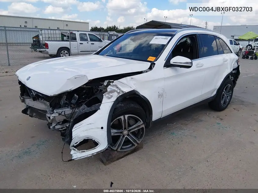 2016 MERCEDES GLC VIN WDC0G4JBXGF032703 — фото 2