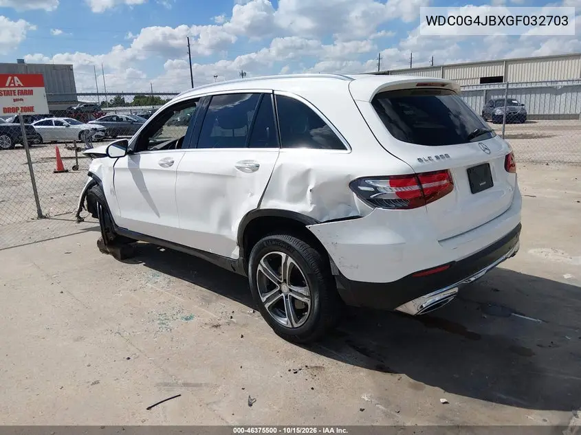2016 MERCEDES GLC VIN WDC0G4JBXGF032703 — фото 3