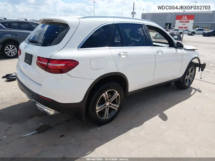 2016 MERCEDES GLC VIN WDC0G4JBXGF032703 — фото 4
