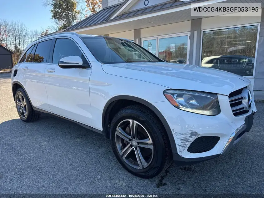 MERCEDES GLC 2016, VIN WDC0G4KB3GF053195