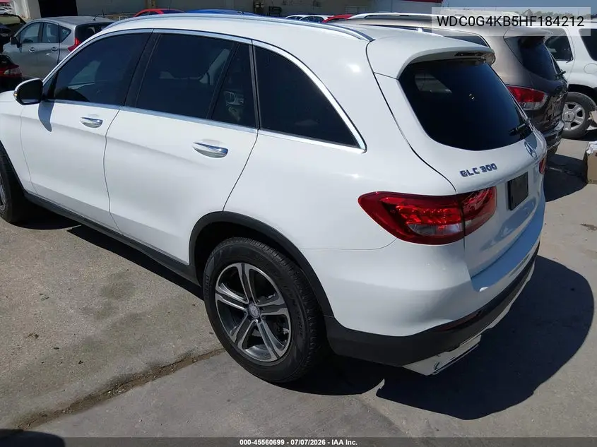 2017 MERCEDES GLC VIN WDC0G4KB5HF184212 — фото 3