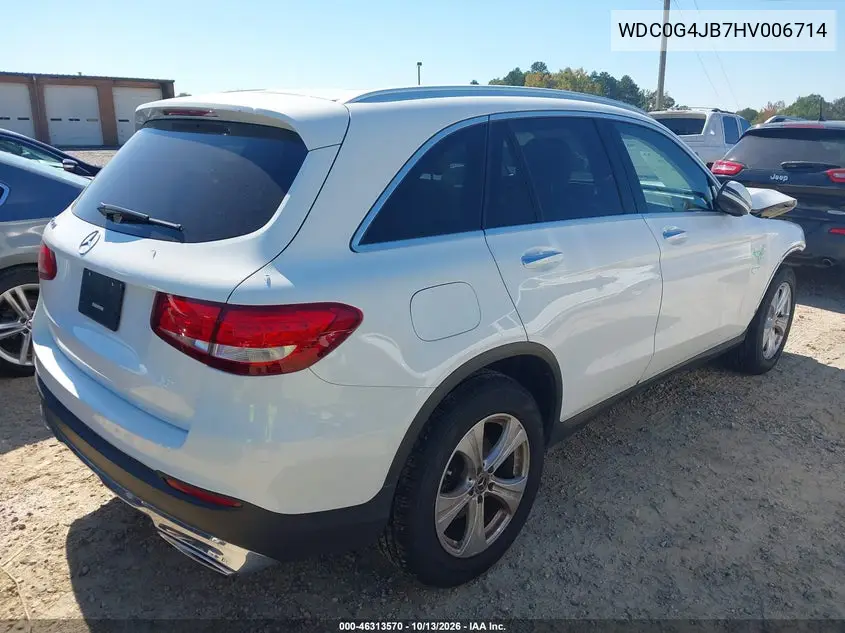 2017 MERCEDES GLC VIN WDC0G4JB7HV006714 — фото 4