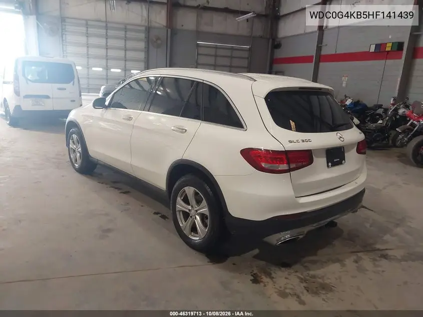 2017 MERCEDES GLC VIN WDC0G4KB5HF141439 — фото 3