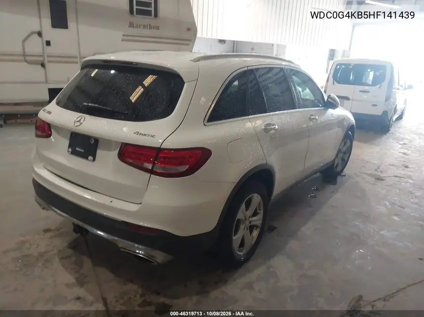 2017 MERCEDES GLC VIN WDC0G4KB5HF141439 — фото 4