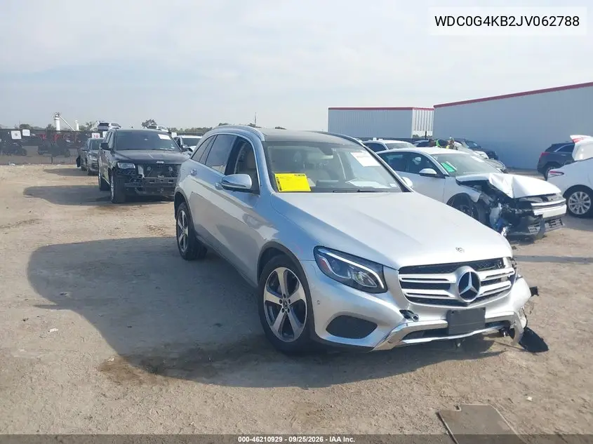 MERCEDES GLC 2018, VIN WDC0G4KB2JV062788