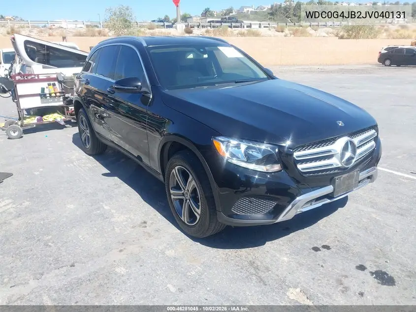 MERCEDES GLC 2018, VIN WDC0G4JB2JV040131