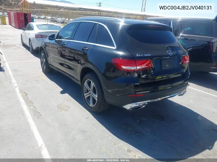 2018 MERCEDES GLC VIN WDC0G4JB2JV040131 — фото 3