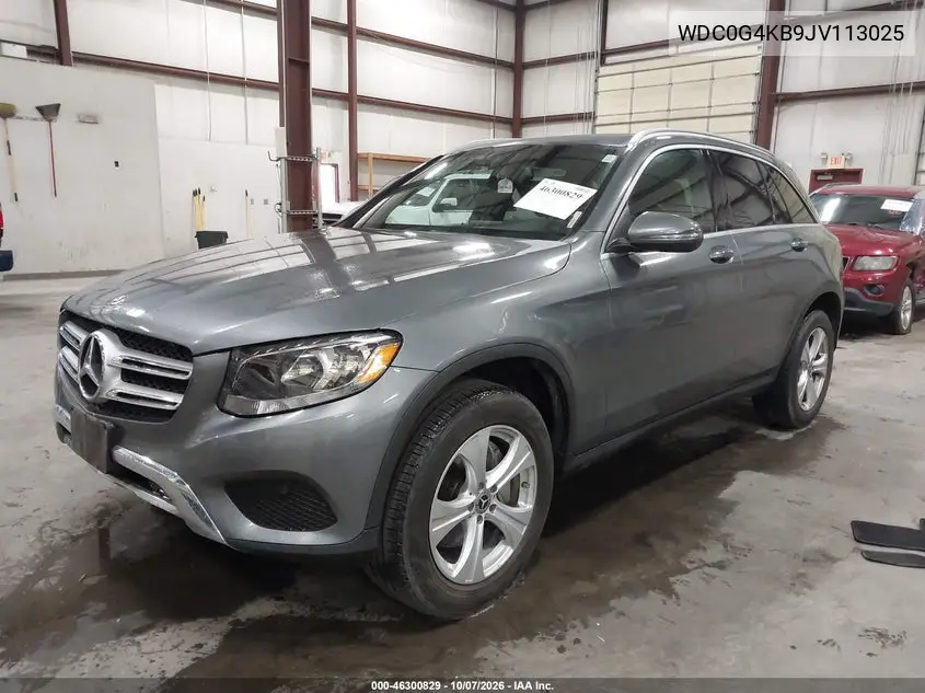 2018 MERCEDES GLC VIN WDC0G4KB9JV113025 — фото 2