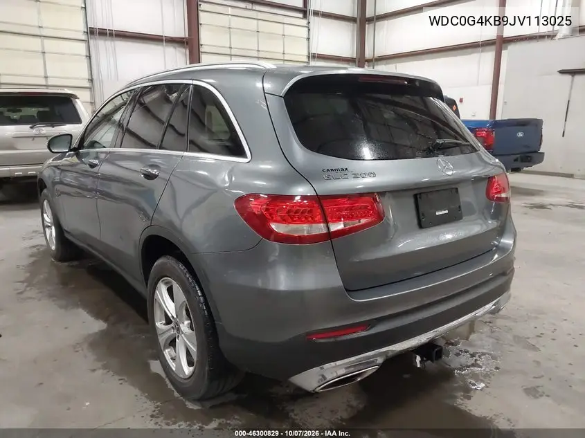 2018 MERCEDES GLC VIN WDC0G4KB9JV113025 — фото 3