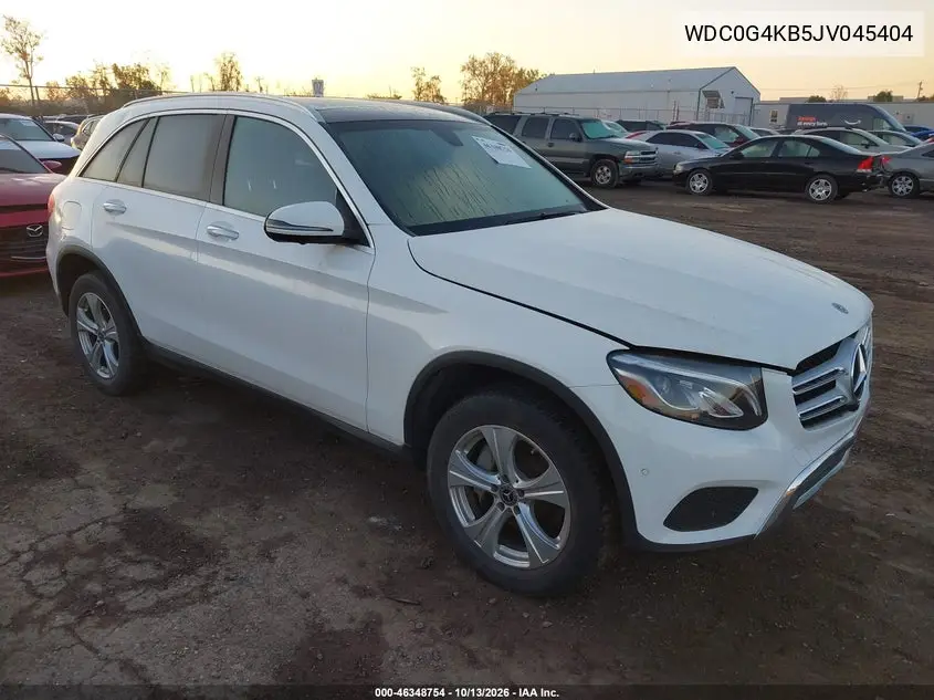 MERCEDES GLC 2018, VIN WDC0G4KB5JV045404