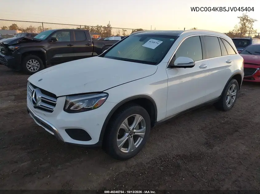 2018 MERCEDES GLC VIN WDC0G4KB5JV045404 — фото 2