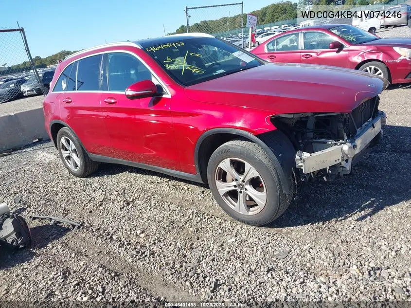 MERCEDES GLC 2018, VIN WDC0G4KB4JV074246