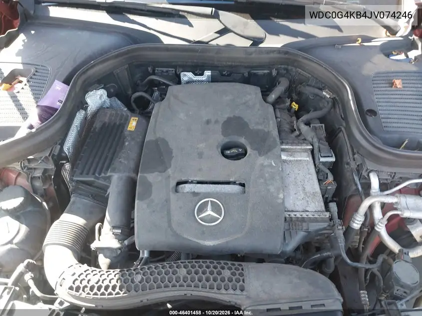 2018 MERCEDES GLC VIN WDC0G4KB4JV074246 — фото 10