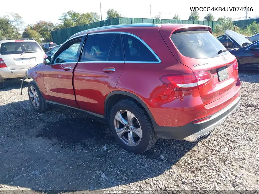2018 MERCEDES GLC VIN WDC0G4KB4JV074246 — фото 3