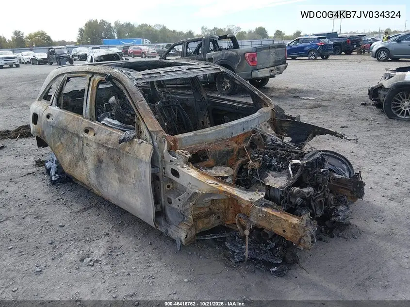 MERCEDES GLC 2018, VIN WDC0G4KB7JV034324