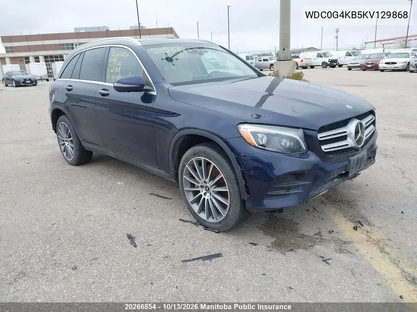 MERCEDES GLC 2019, VIN WDC0G4KB5KV129868