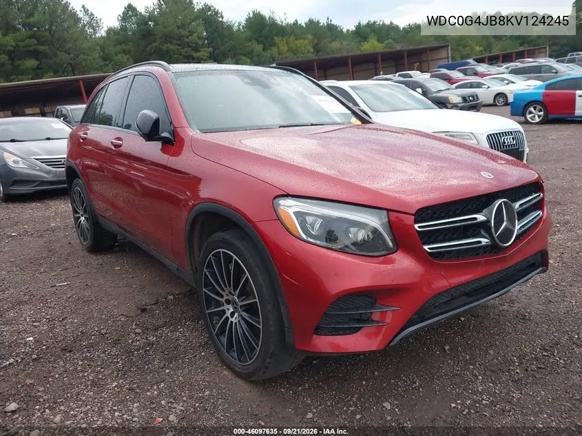 MERCEDES GLC 2019, VIN WDC0G4JB8KV124245
