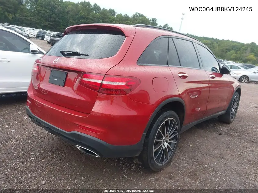 2019 MERCEDES GLC VIN WDC0G4JB8KV124245 — фото 4