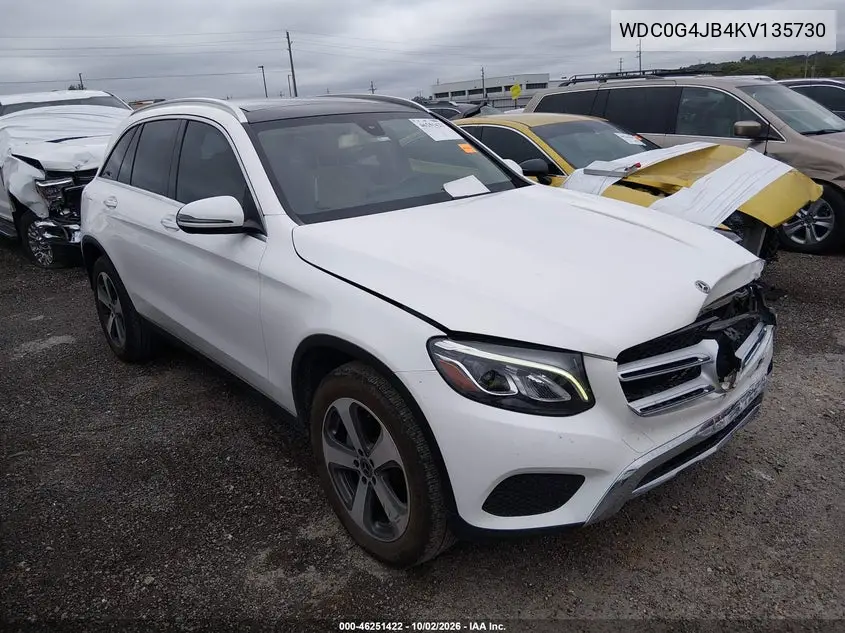 MERCEDES GLC 2019, VIN WDC0G4JB4KV135730