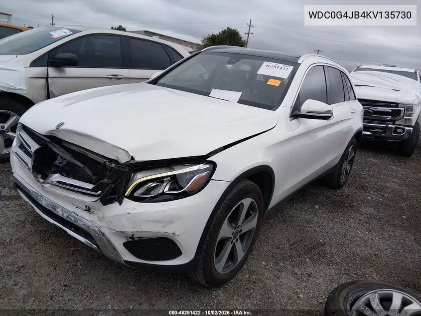 2019 MERCEDES GLC VIN WDC0G4JB4KV135730 — фото 2