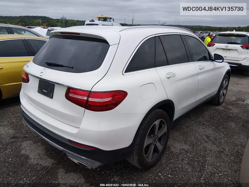 2019 MERCEDES GLC VIN WDC0G4JB4KV135730 — фото 4