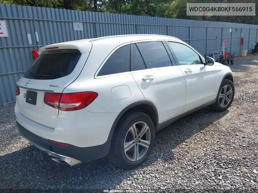 2019 MERCEDES GLC VIN WDC0G4KB0KF566915 — фото 4