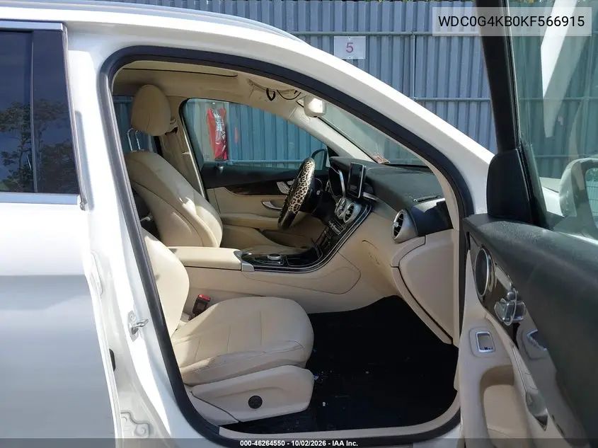 2019 MERCEDES GLC VIN WDC0G4KB0KF566915 — фото 5