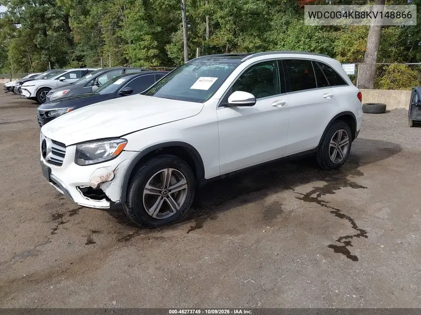 2019 MERCEDES GLC VIN WDC0G4KB8KV148866 — фото 2