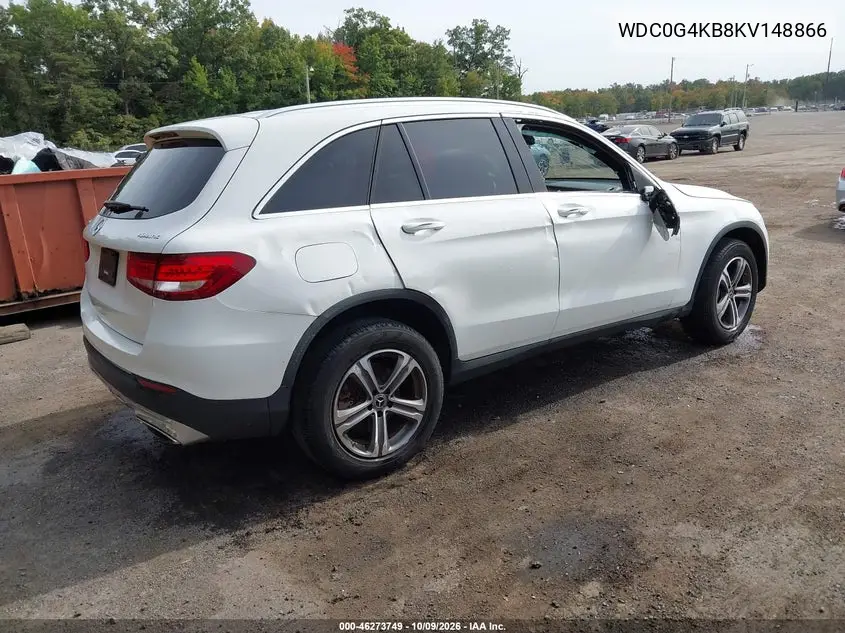 2019 MERCEDES GLC VIN WDC0G4KB8KV148866 — фото 4
