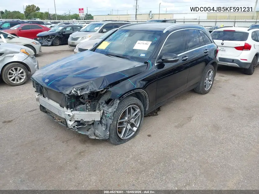 2019 MERCEDES GLC VIN WDC0G4JB5KF591231 — фото 2