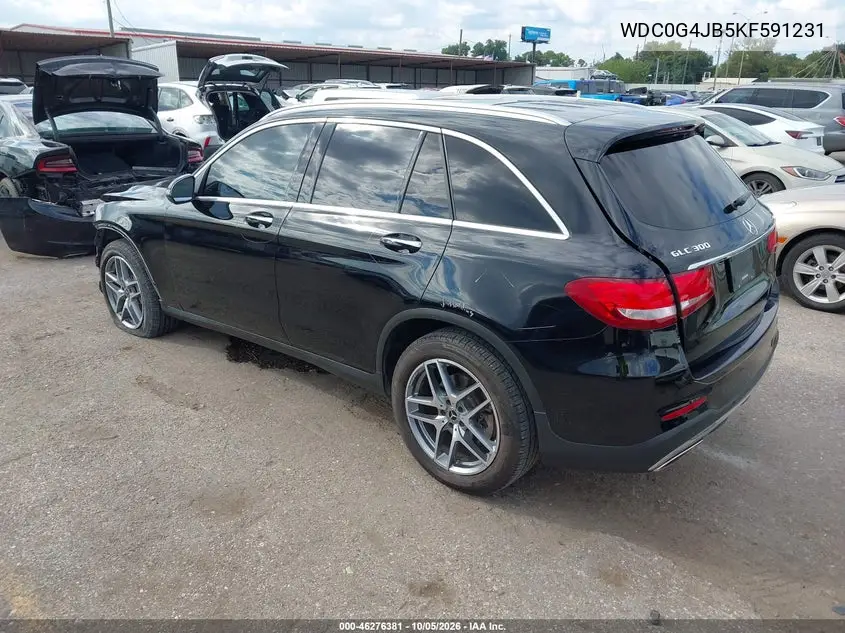 2019 MERCEDES GLC VIN WDC0G4JB5KF591231 — фото 3