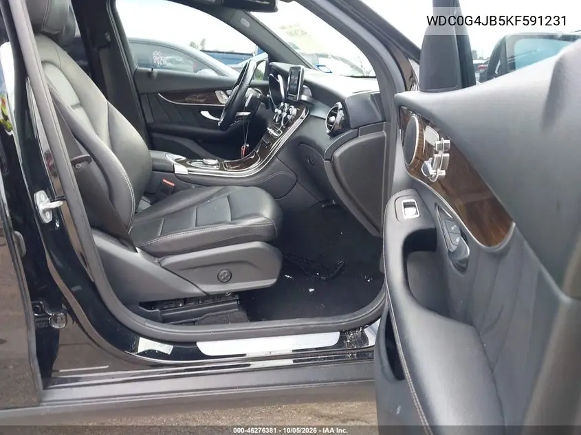 2019 MERCEDES GLC VIN WDC0G4JB5KF591231 — фото 5