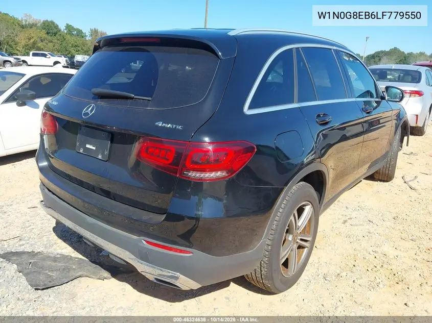 2020 MERCEDES GLC VIN W1N0G8EB6LF779550 — фото 4