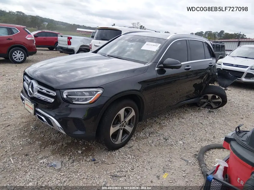 2020 MERCEDES GLC VIN WDC0G8EB5LF727098 — фото 2