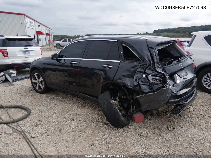 2020 MERCEDES GLC VIN WDC0G8EB5LF727098 — фото 3