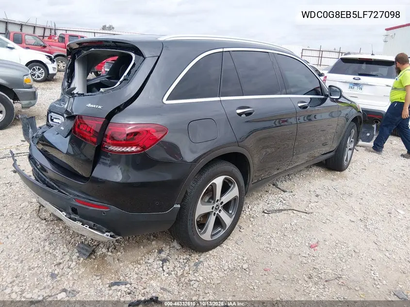2020 MERCEDES GLC VIN WDC0G8EB5LF727098 — фото 4
