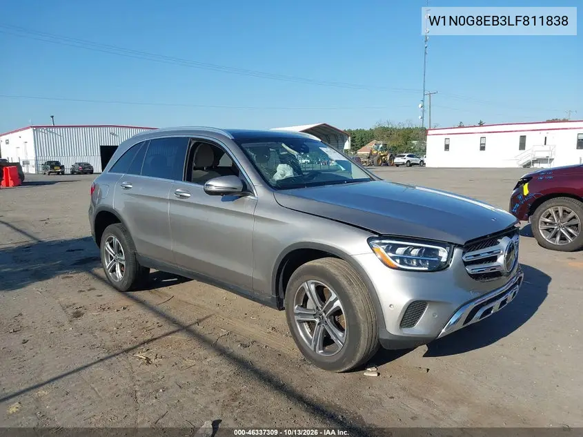 MERCEDES GLC 2020, VIN W1N0G8EB3LF811838