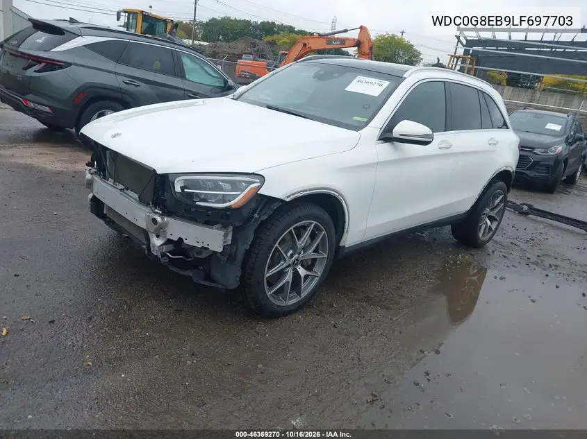 2020 MERCEDES GLC VIN WDC0G8EB9LF697703 — фото 2