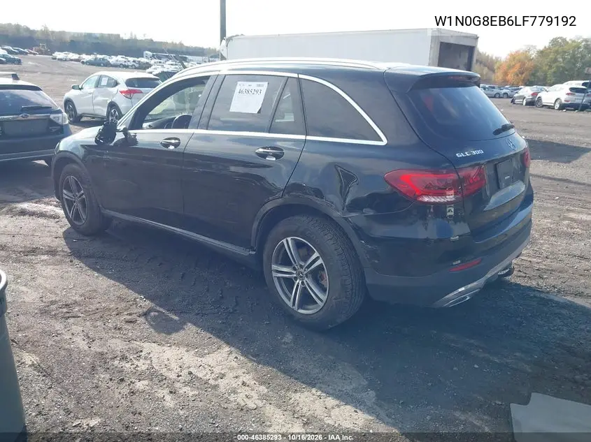 2020 MERCEDES GLC VIN W1N0G8EB6LF779192 — фото 3