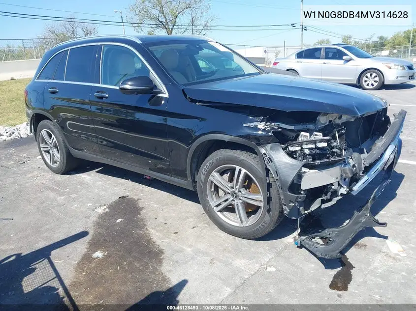 MERCEDES GLC 2021, VIN W1N0G8DB4MV314628