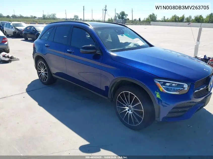 MERCEDES GLC 2021, VIN W1N0G8DB3MV263705