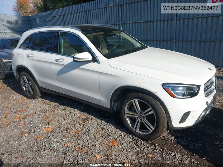 MERCEDES GLC 2022, VIN W1N0G8EB7NV362477