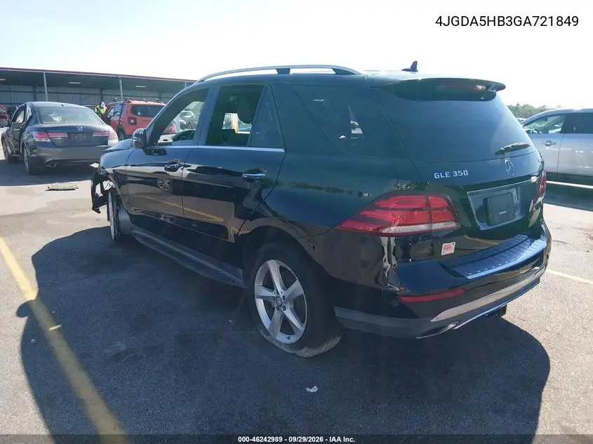 2016 MERCEDES GLE VIN 4JGDA5HB3GA721849 — фото 3